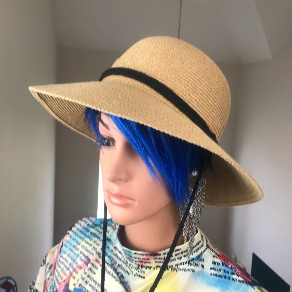Straw Hat, FurTalk, one size - Picture 4 of 5